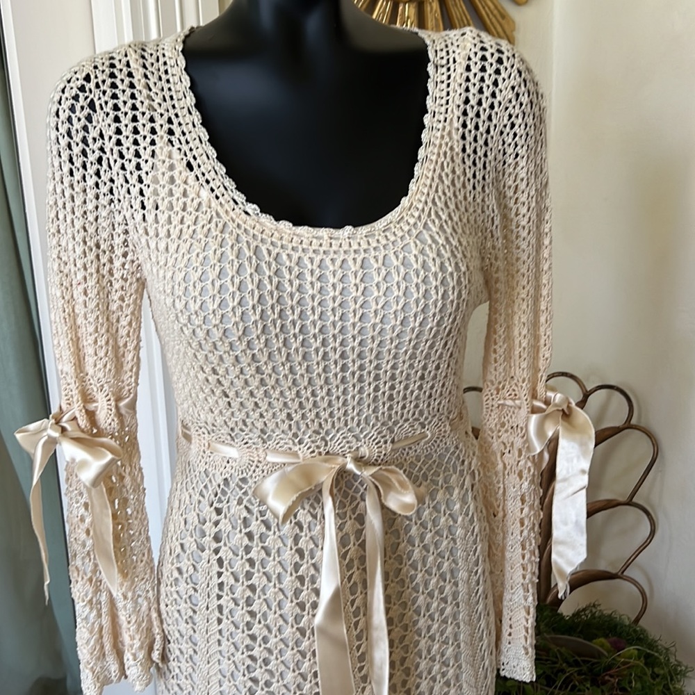Cynthia Steffe Crochet knit dress